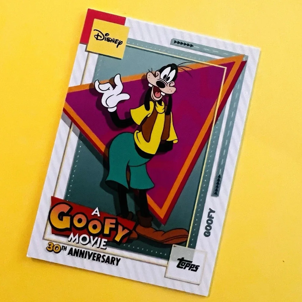 2026 Topps Disney NEON A Goofy Movie 30th Anniversary Goofy‎ AGM-1 Insert